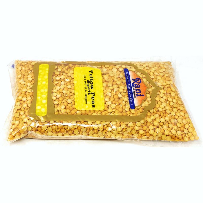 Yellow Peas Split Dried (Vatana, Matar) - 32oz (2lbs) 908g - Rani Brand Authentic Indian Products, 3 of 4