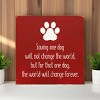 Slickblue Dog Rescue Quote Wood Sign, Routed Slot Hanging, Wall or Shelf Decor, Rustic Look, 7x7 Size, Color Options - 2 of 3