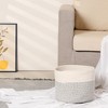 Unique Bargains Handcrafted Odorless Cotton Rope Breathable Portable Storage Basket 1 Pc - 4 of 4