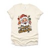 Merry Christmas Santa Wink - Women's Short Sleeve Graphic T-Shirt - 2 of 4