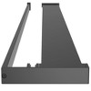 vidaXL Shower Shelf for Walk-in Shower Wall Black 31.5 in. Aluminum - 4 of 4