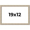 PosterPalooza | 19x12 Thin Barnwood Picture Frame, UV Acrylic, 2 Finishes - Grey and Black - 2 of 4