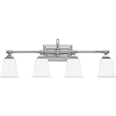 Quoizel Lighting Nicholas 4 - Light Vanity in  Polished Chrome