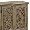 Acme Furniture Orana Decorative Storage Cabinet Oak Finish - 4 of 4