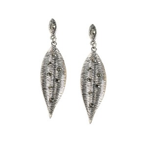 SOHI Women's Chalice Silver Gilded Glamour Drop Earrings - 1 of 4