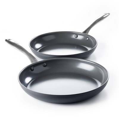 Photo 1 of GreenPan Madison 2pk Ceramic Non-Stick Frypan Set