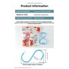 YIGII-Simple rubber S-shaped hook set of 4 - 4 of 4