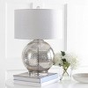 Adalius Glass Table Lamp - 24.5 Inch Height - TBL4070 - Silver - Safavieh - 2 of 4