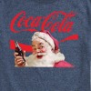 Men's - Coca Cola - Santa Closeup Coca Cola Logo Short Sleeve Graphic T-Shirt - 2 of 4