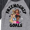 Boys' - Barbie - Friendship Goals Raglan Graphic T-Shirt - 2 of 4