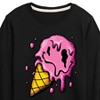 Boys' - Instant Message - Hot Weather & Melting Ice Cream Long Sleeve Graphic T-Shirt - 2 of 4