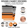 Big Dot of Happiness Orange Grad - Best is Yet to Come - 2025 Orange Graduation Party Small Round Candy Stickers - Party Favor Labels - 324 Count - 3 of 4