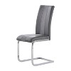 HomeStock Dining Chair Grey with Stripe - 4 of 4