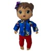 Doll Clothes Superstore Handmade Mickey Jacket With Pants Fits 12 Inch Baby Alive And Little Baby Dolls - 3 of 4