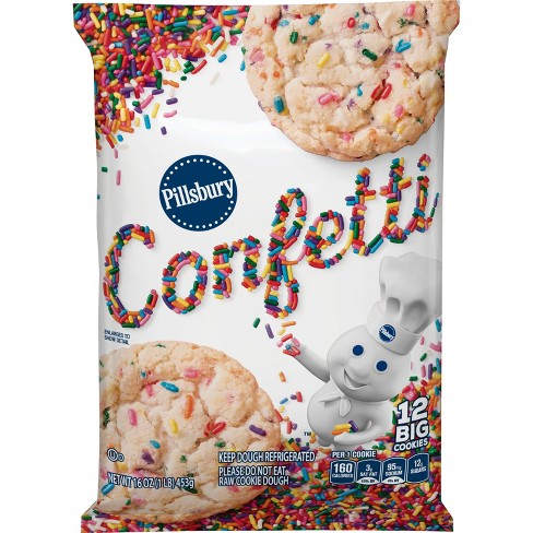 Pillsbury Confetti Big Cookies 16oz 12ct Target