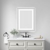 ChicFurnit Bathroom Vanity Mirrors Rectangle Frame Wall Mirror Anti Fog Mirror Decorative Wall Mirrors for Bathroom, Silver, 30"*1.5"*24" - 2 of 4