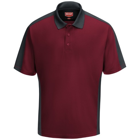 Men's Short Sleeve Two-Tone Work Shirt, Red Kap®