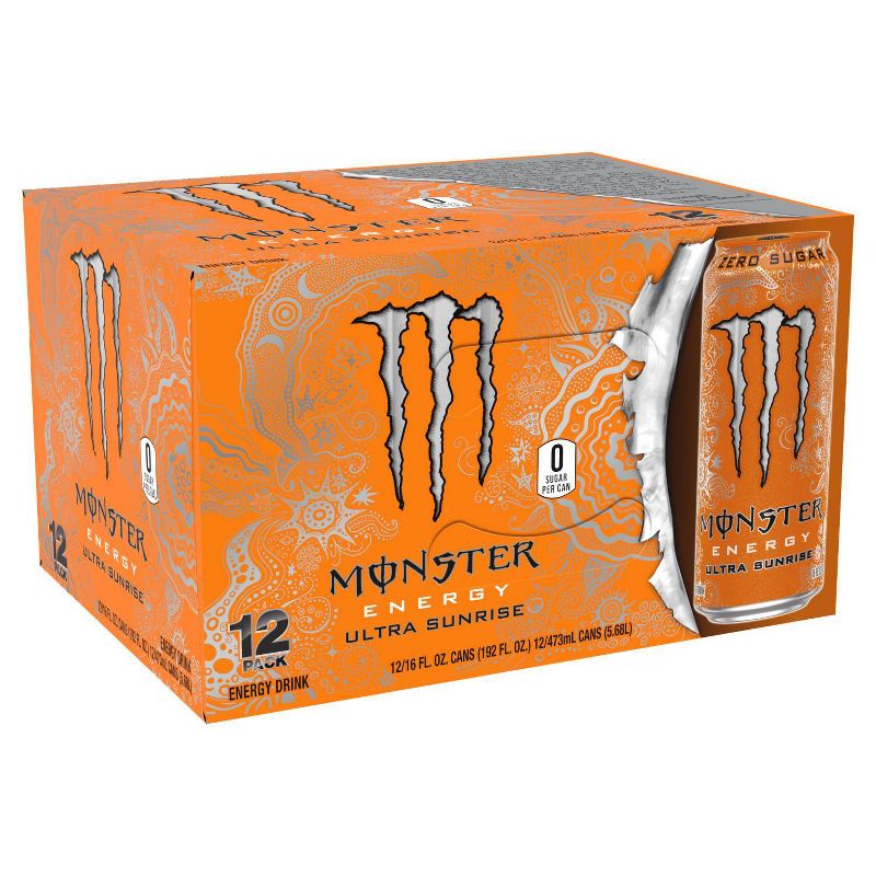 Monster Energy Ultra Sunrise - 12pk/16 fl oz Cans, 4 of 6