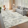 COZONY Abstract Runner Rug, Washable Non-Slip Low Pile Carpet Mat for Kitchen Hallway Entryway Laundry Room Bathroom - 3 of 4