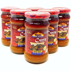 Curry Paste HOT (Spice Paste) - 10.5oz (300g) Pack of 6 - Rani Brand Authentic Indian Products - 1 of 4