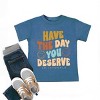 The Juniper Shop SmileyWorld Have The Day You Deserve Groovy Toddler Short Sleeve Tee - 3 of 4