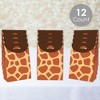 Big Dot of Happiness Giraffe Print - Safari Gift Favor Bags - Party Goodie Boxes - Set of 12 - 2 of 4