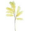 Feathery Frond Stems 52"H Yellow EVA Foam & Wire Floral Arrangement – Bendable Tall Display Accent (Set of 6) By Kalalou - 2 of 3