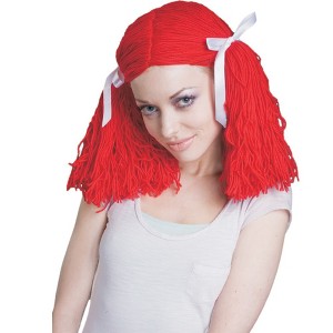 Dress Up America Raggedy Ann Wig for Kids and Teens - Red Pigtail Wig - 1 of 1