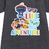 Girls' - Paw Patrol - Life Is An Adventure Graphic Short Sleeve Fleece Dress - 2 of 4