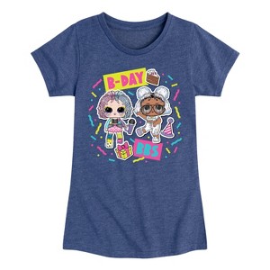 Girls' - LOL Surprise! - B-Day BBS Fitted Short Sleeve Graphic T-Shirt - 1 of 4