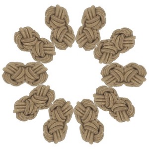 Unique Bargains Elastic Fabric Silk Knot Cufflink for Men - 1 of 4