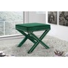 Meridian Furniture,Nixon Velvet Ottoman/Bench - 2 of 4