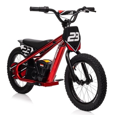 Dirt Bike for Kids, Motorcycle, 16 Inch Balance Bike for Ages 6-12,Christmas Gift