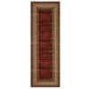 TackView Washable Runner Rug, Modern Bordered Rug Non Slip Bedroom Runner Carpet for Laundry Room Kitchen - 2 of 4