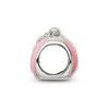 Black Bow Jewelry Sterling Silver and Pink Red Enameled Purse Bead Charm - 2 of 4