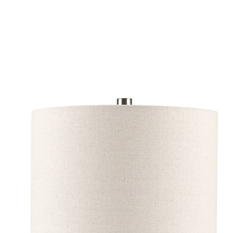Everly Ceramic (Includes LED Light Bulb) Table Lamp White - Ink+Ivy, 5 of 8