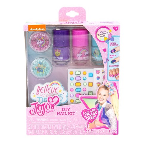 Nickelodeon Jojo Siwa Diy Nail Polish Set : Target