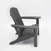Hampton Outdoor Patio Adirondack Chair with Hideaway Ottoman - LuXeo
 - image 4 of 4
