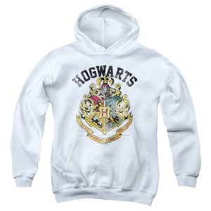 Boys' Harry Potter Hogwarts Crest Hooded Sweatshirt - 1 of 4