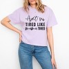 Simply Sage Market Ain't No Tired Like Mama Tired Boxy Crop Top - 2 of 4
