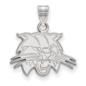 Black Bow Jewelry 14k White Gold Ohio Bobcats NCAA Small Pendant - 1 of 3
