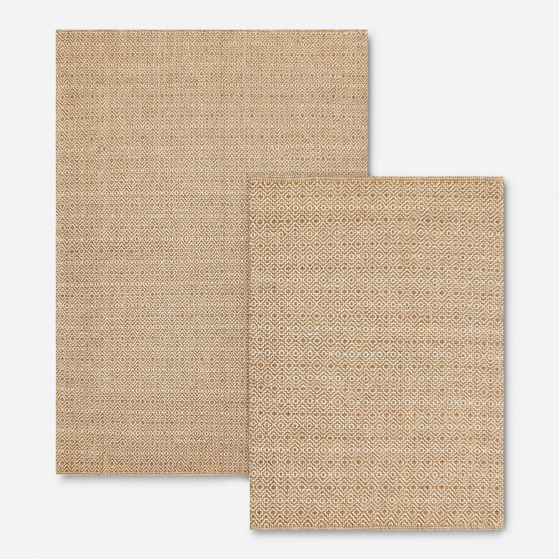 Jute Diamond Area Rug Tan/Ivory - Threshold™