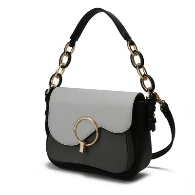 MKF Collection Fantasia Solid Vegan Leather  Women's Crossbody Bag by Mia K