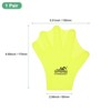 Unique Bargains Silicone Swimming Gloves Webbed Gloves Finger Frog Type for Diving 1 Pair - 3 of 4