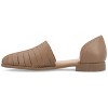 Journee Collection Womens Anyah Ankle Cuff Slip On Almond Toe Flats - 2 of 4