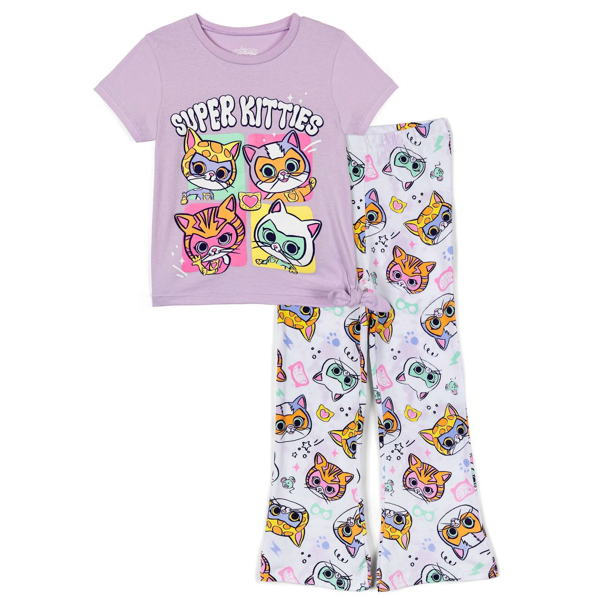 Disney Girls Peplum T-Shirt and Leggings Outfit Set Toddler