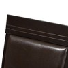 Set of 2 Thea Modern And Contemporary Faux Leather Upholstered Dining Chairs Dark Brown - Baxton Studio - 4 of 4