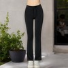 Anna-Kaci Active Women's High Waist Flare Pants with Drawstring Waist - 3 of 4