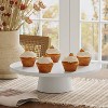 Porcelain Round Cake/Dessert Stand White - Threshold™: Tabletop Serving Stand, 12" Porcelain Dessert Holder - 2 of 3