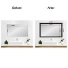 Amanti Art Mirror Makeover Bathroom Mirror Frame Border Kit - Fully Assembled Peel and Stick Frame - Mirror NOT Included - Furniture Espresso Trim - 4 of 4
